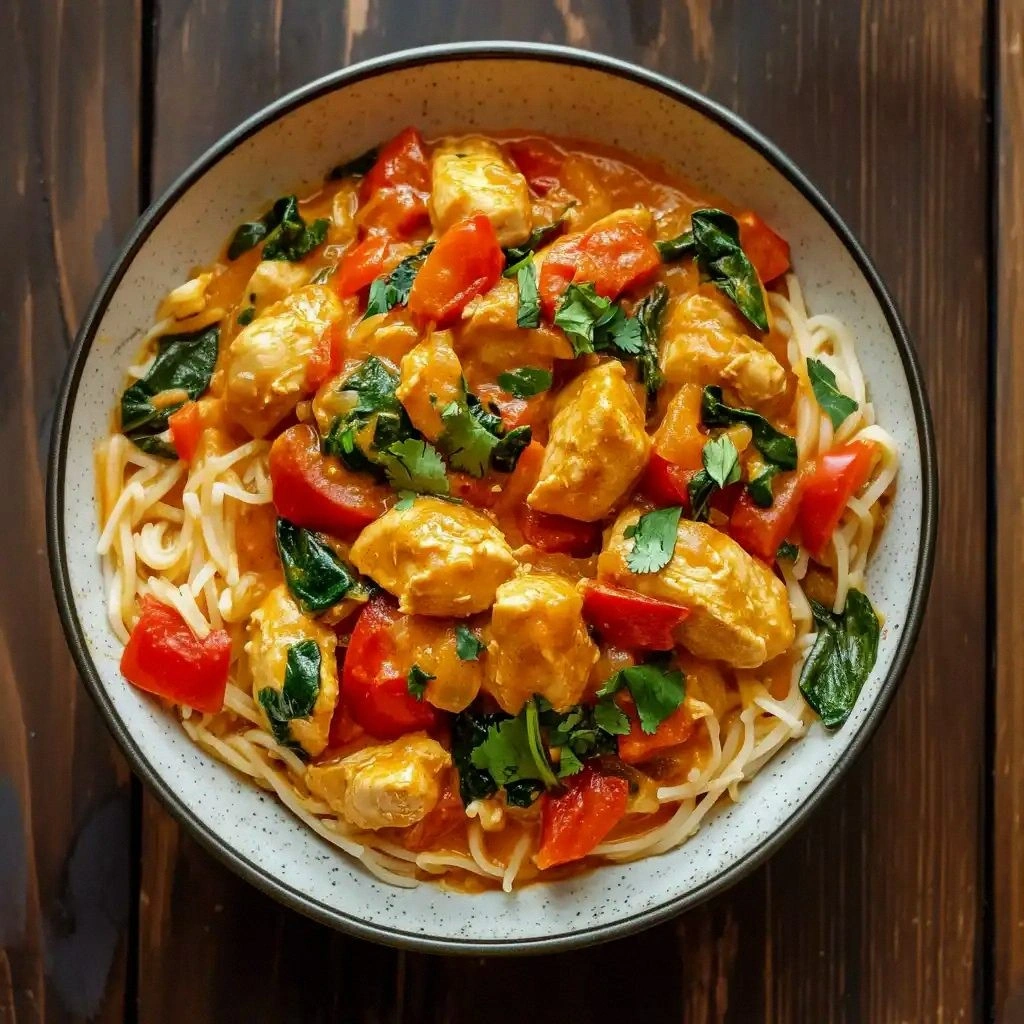 Coconut Curry Chicken with Ric