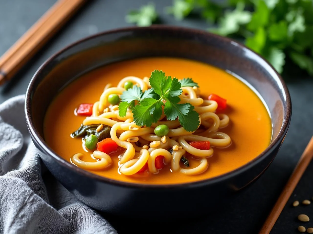 Coconut Curry Noodle Soup