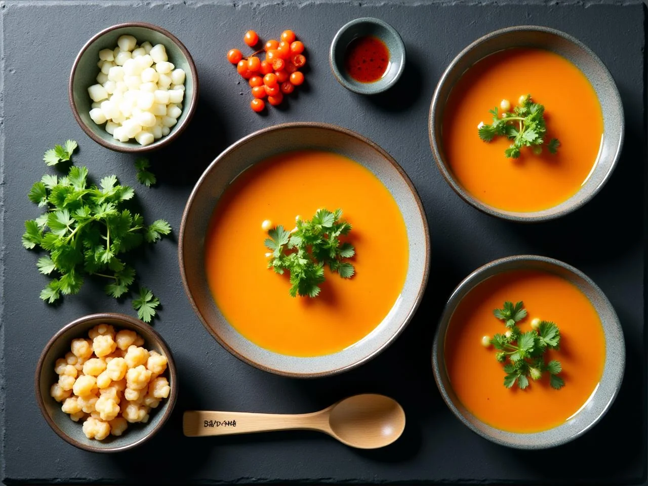 Ingredients for Coconut Curry Noodle Soup