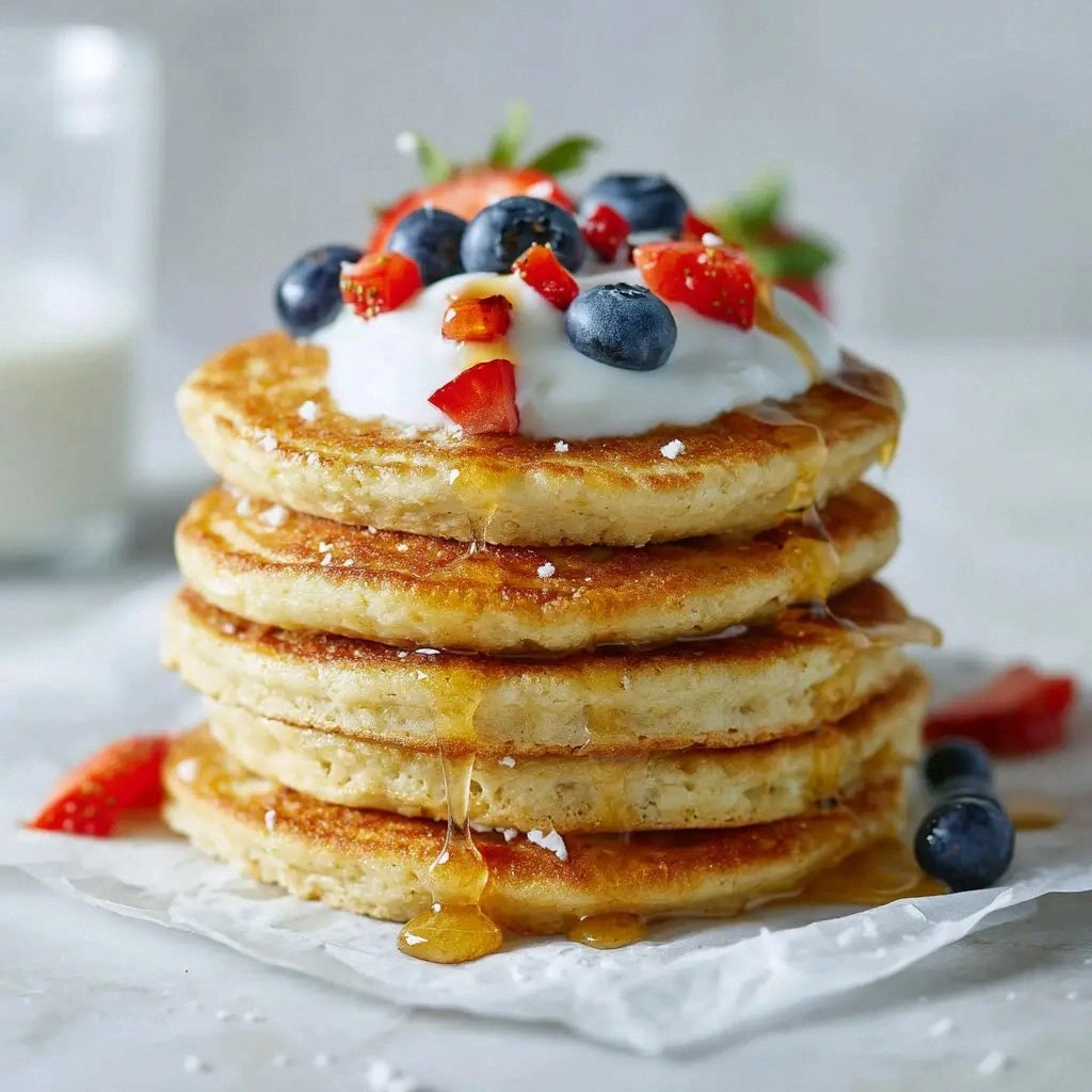 Coconut Flour Pancakes (Fluffy