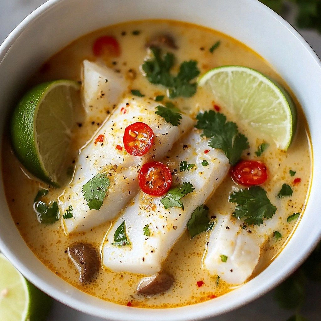 Coconut Lime Fish Soup