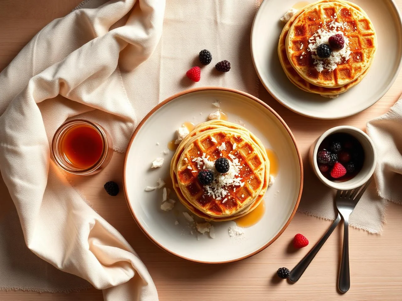 Coconut Macaroon Pancakes