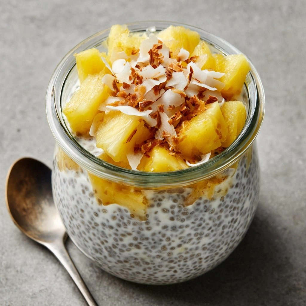Coconut Pineapple Chia Pudding