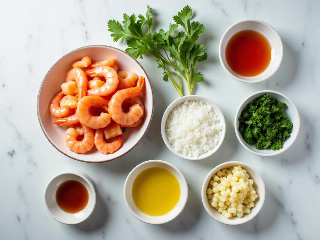 Ingredients for Coconut Shrimp