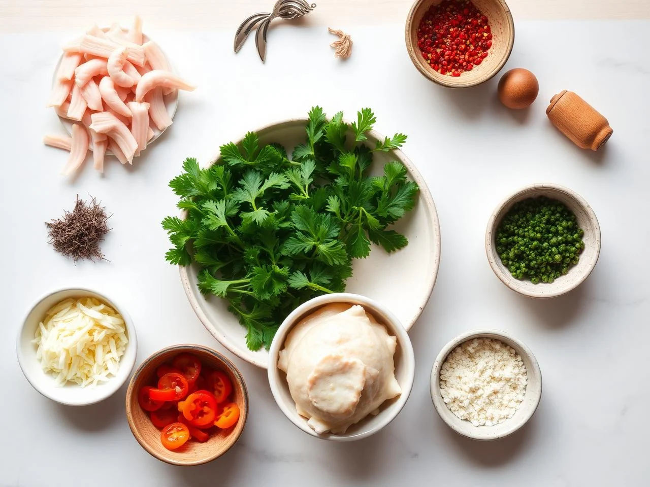 Ingredients for Cod Cakes