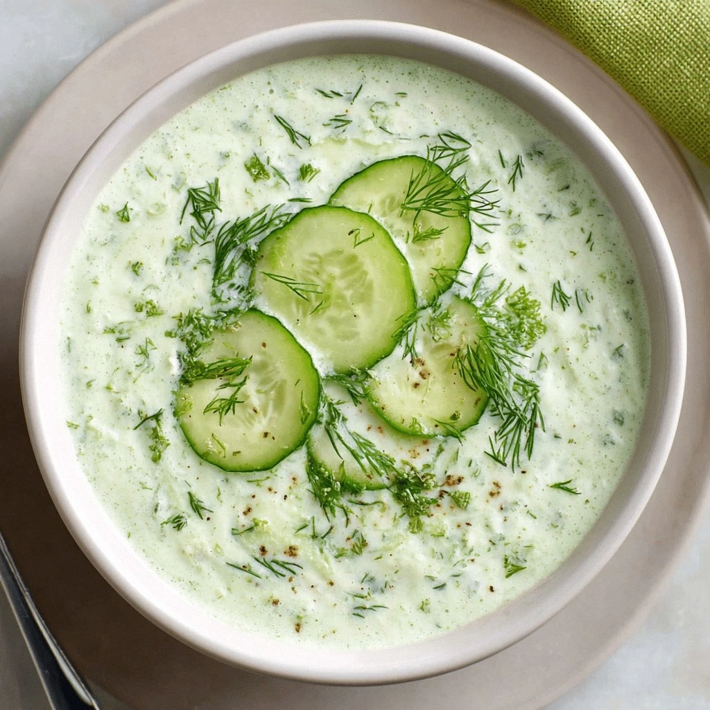 Cold Cucumber Soup