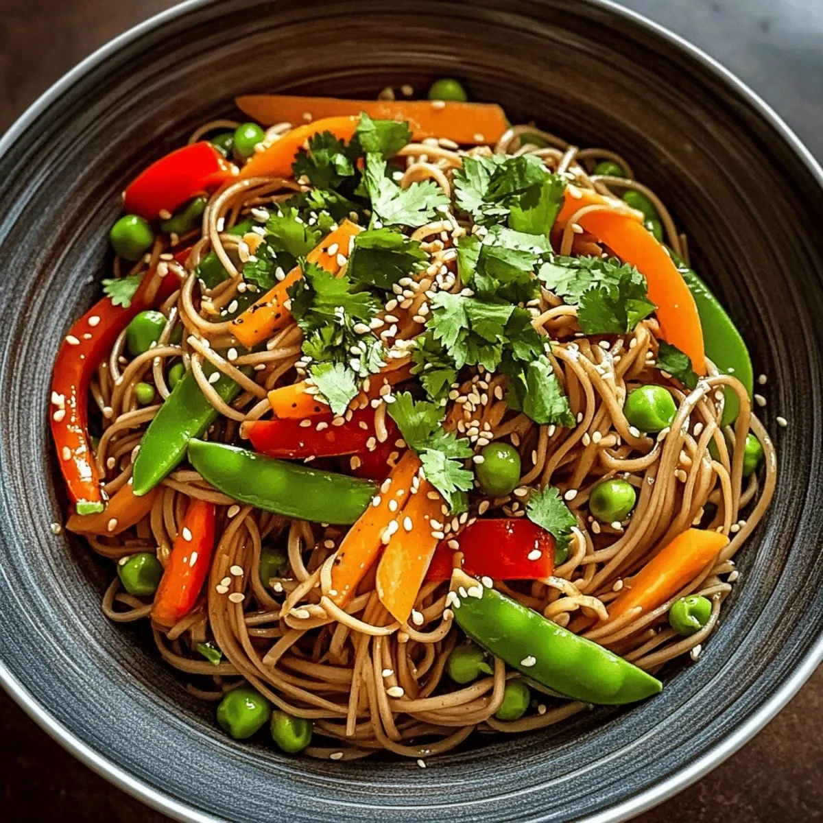 Cold Teriyaki Noodles Salad: A Zesty Crunchy Escape