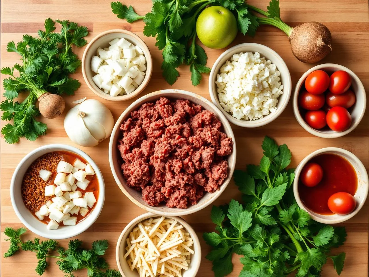 Ingredients for Colorado Green Chili