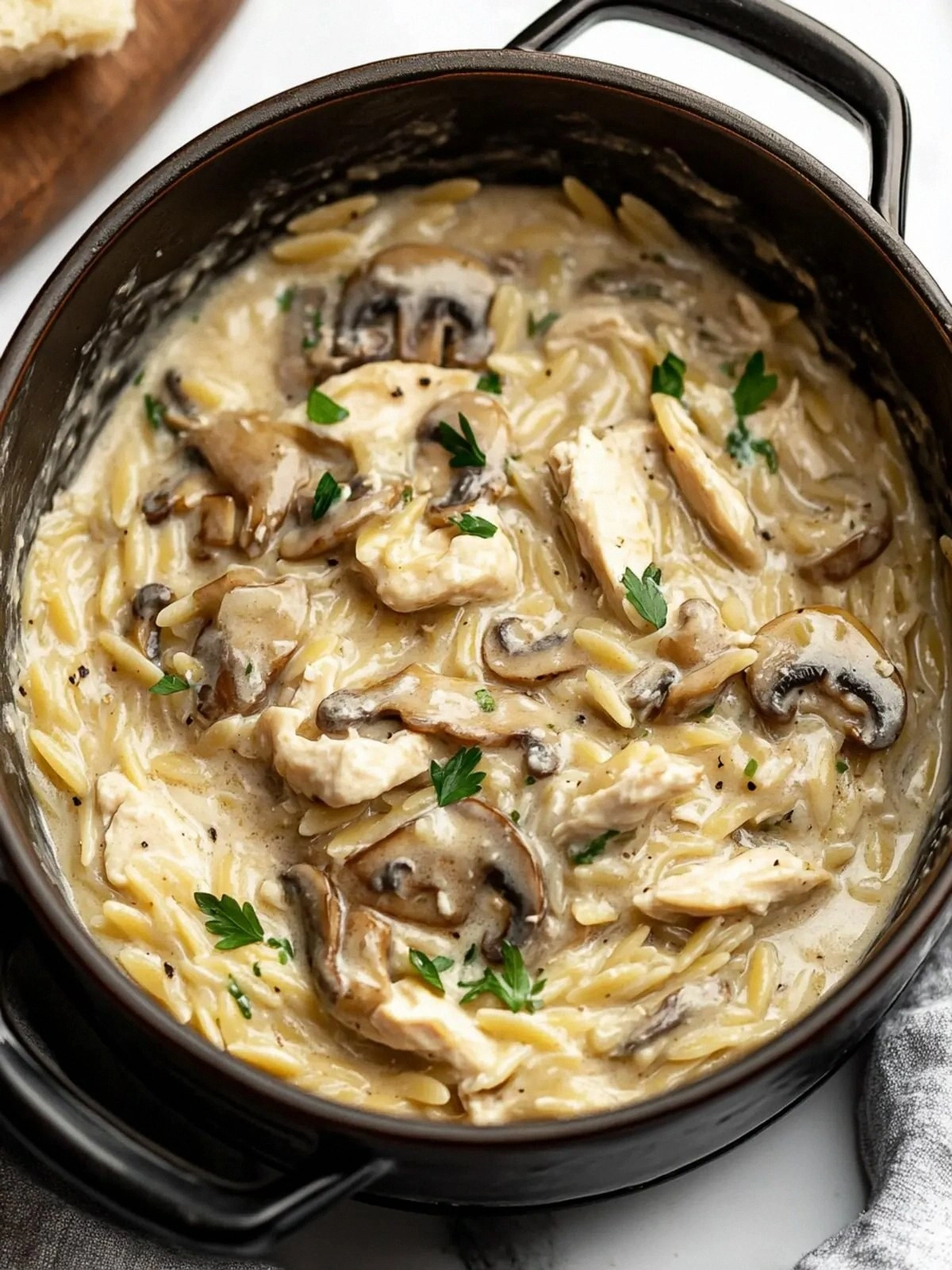 Comforting Creamy Mushroom Chi