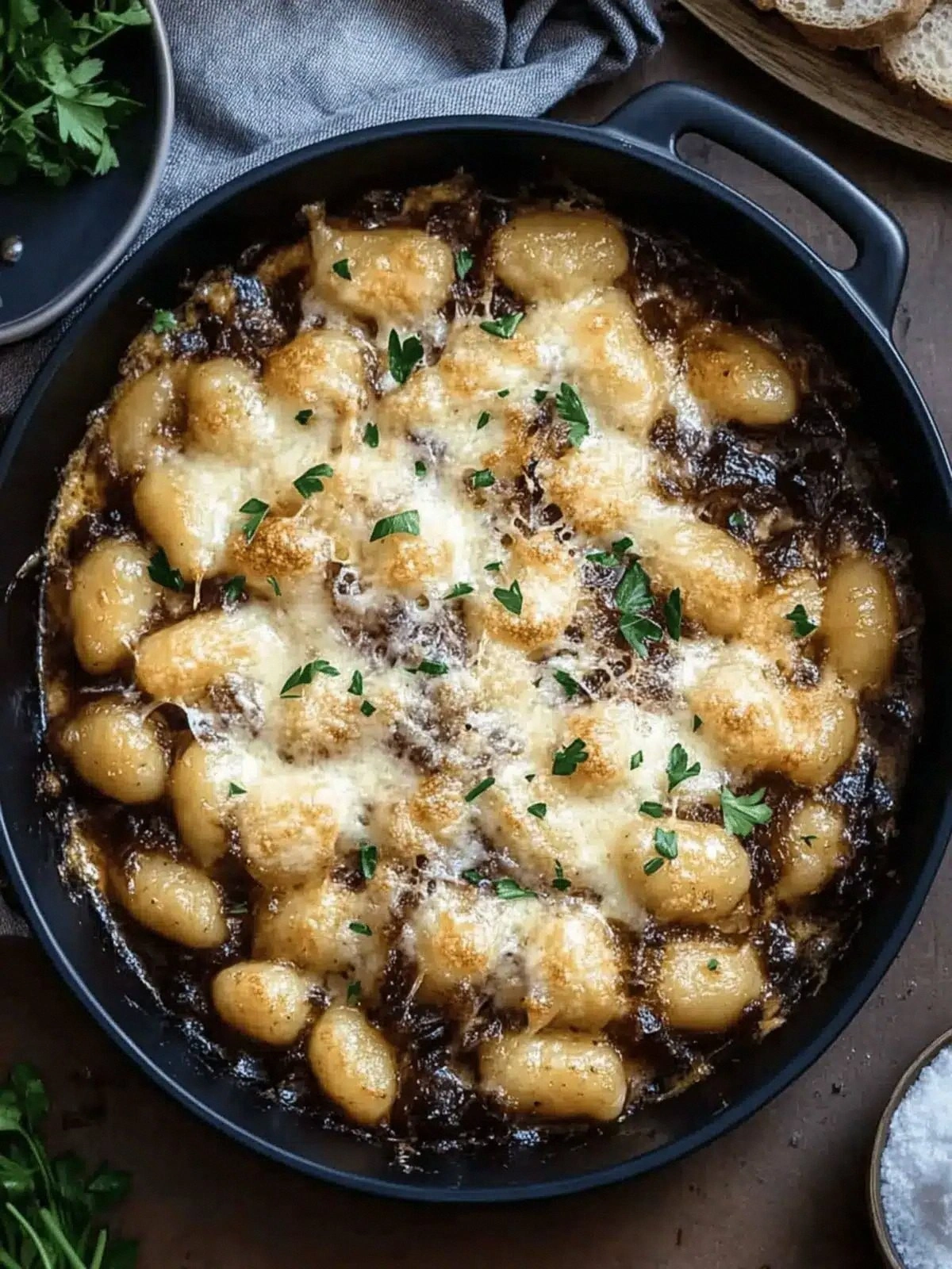 Comforting French Onion Gnocch