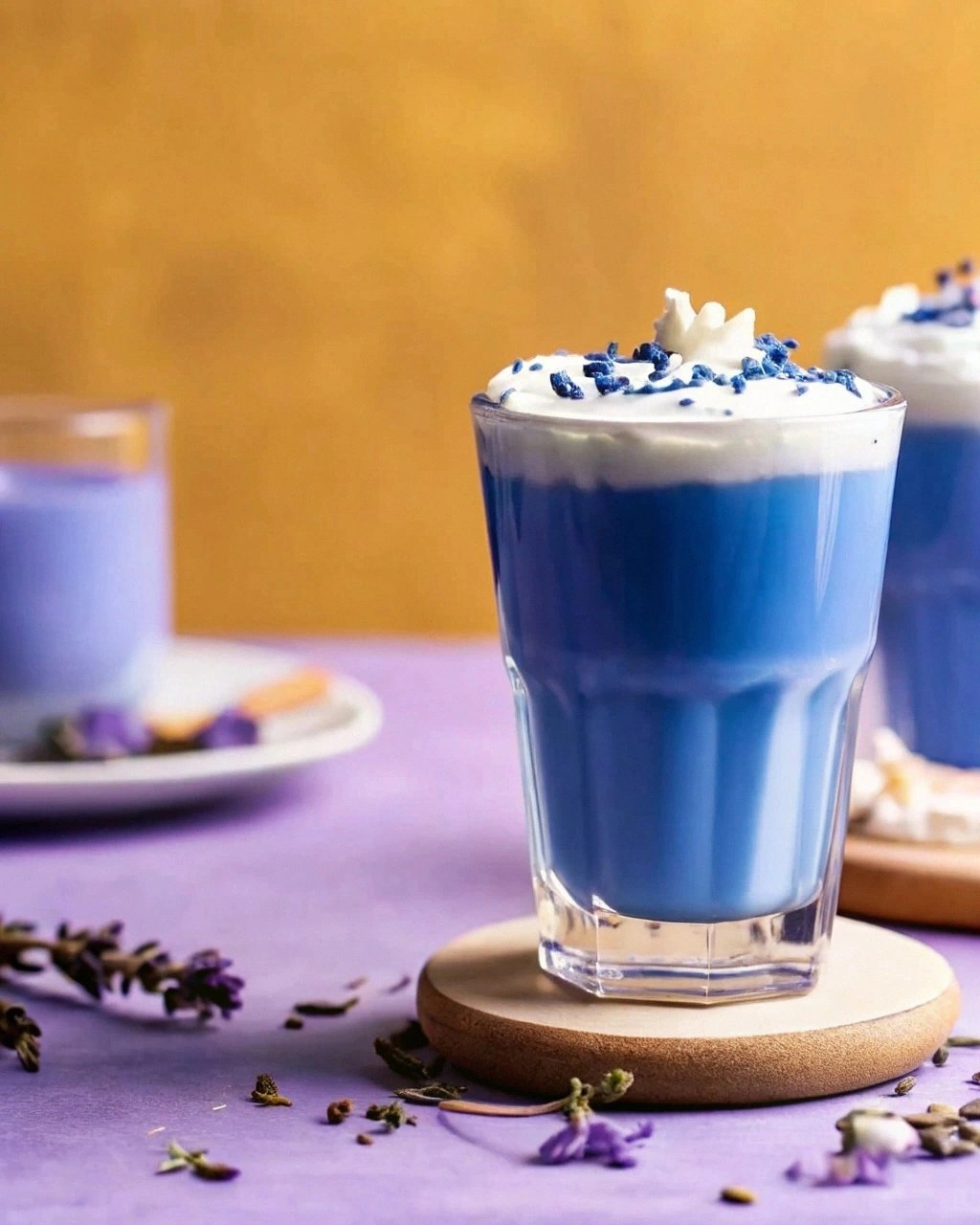 Cool Blue Tea Latte: A Stunning and Refreshing Drink