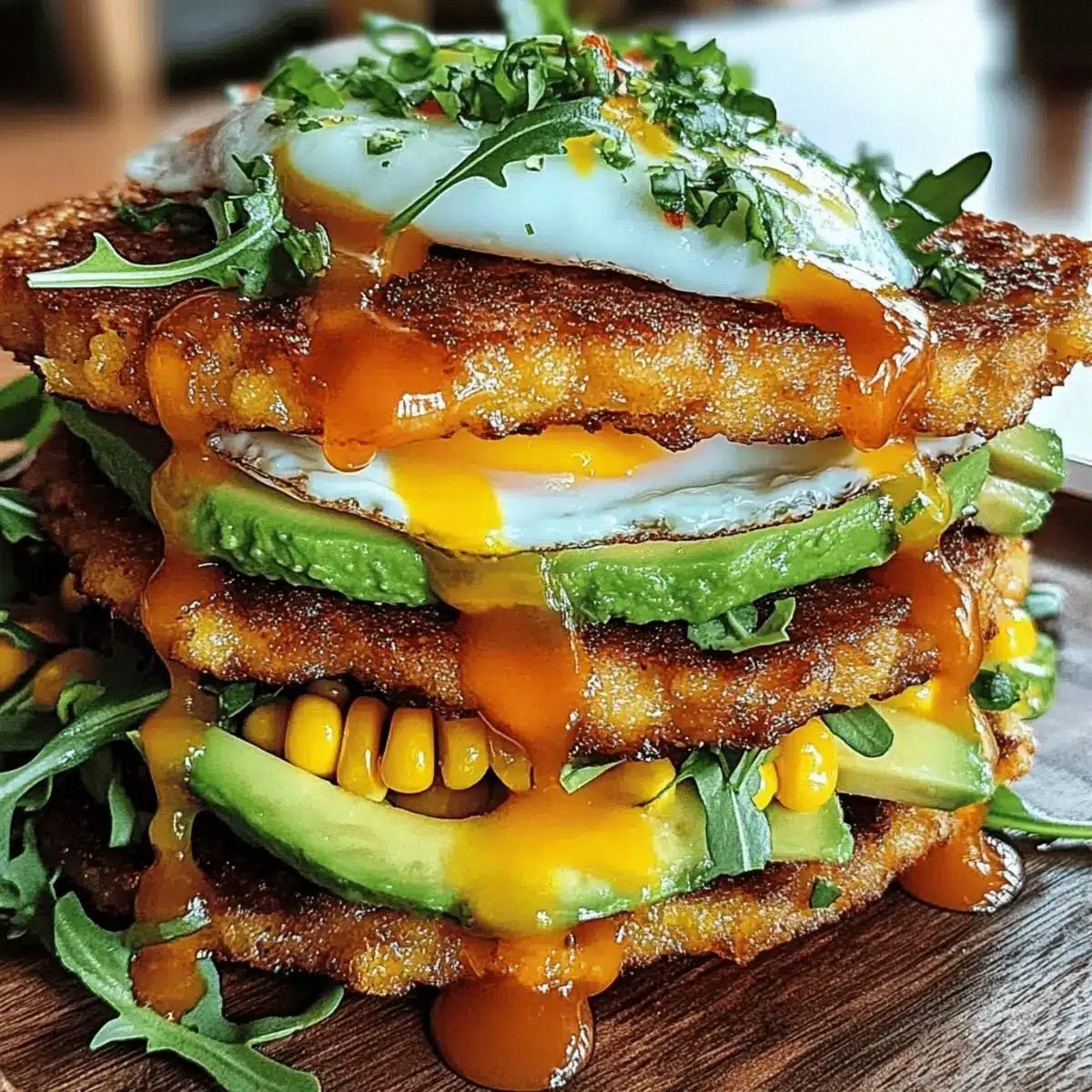 Corn Fritter Breakfast Sandwiches That Will Brighten Your Morning