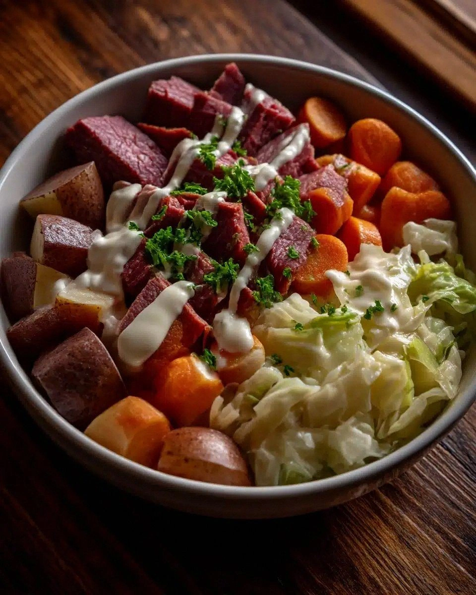 Corned Beef and Cabbage with H