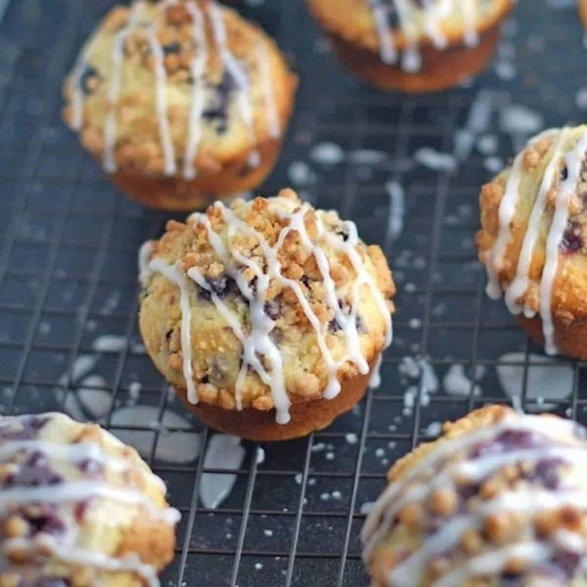 Cornmeal Blueberry Muffins