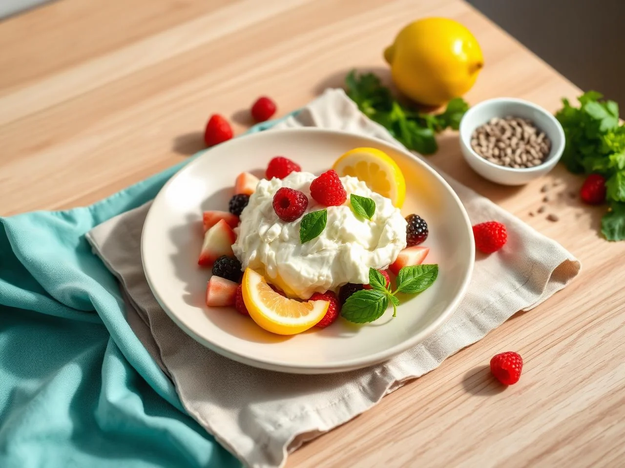 Cottage Cheese And Fresh Fruit