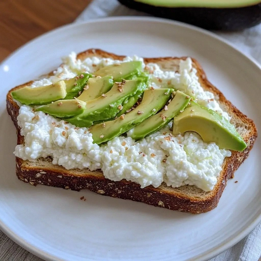 Cottage Cheese Avocado Toast R