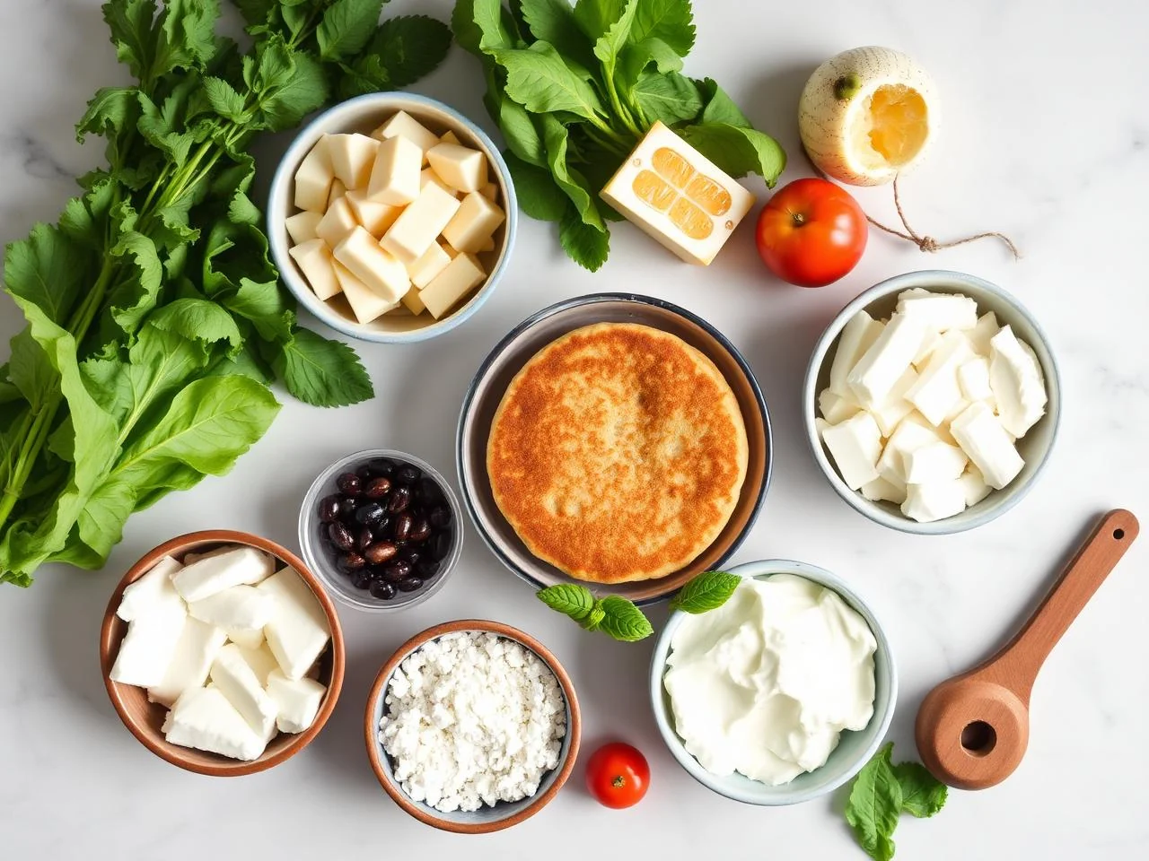 Ingredients for Cottage Cheese Pancakes