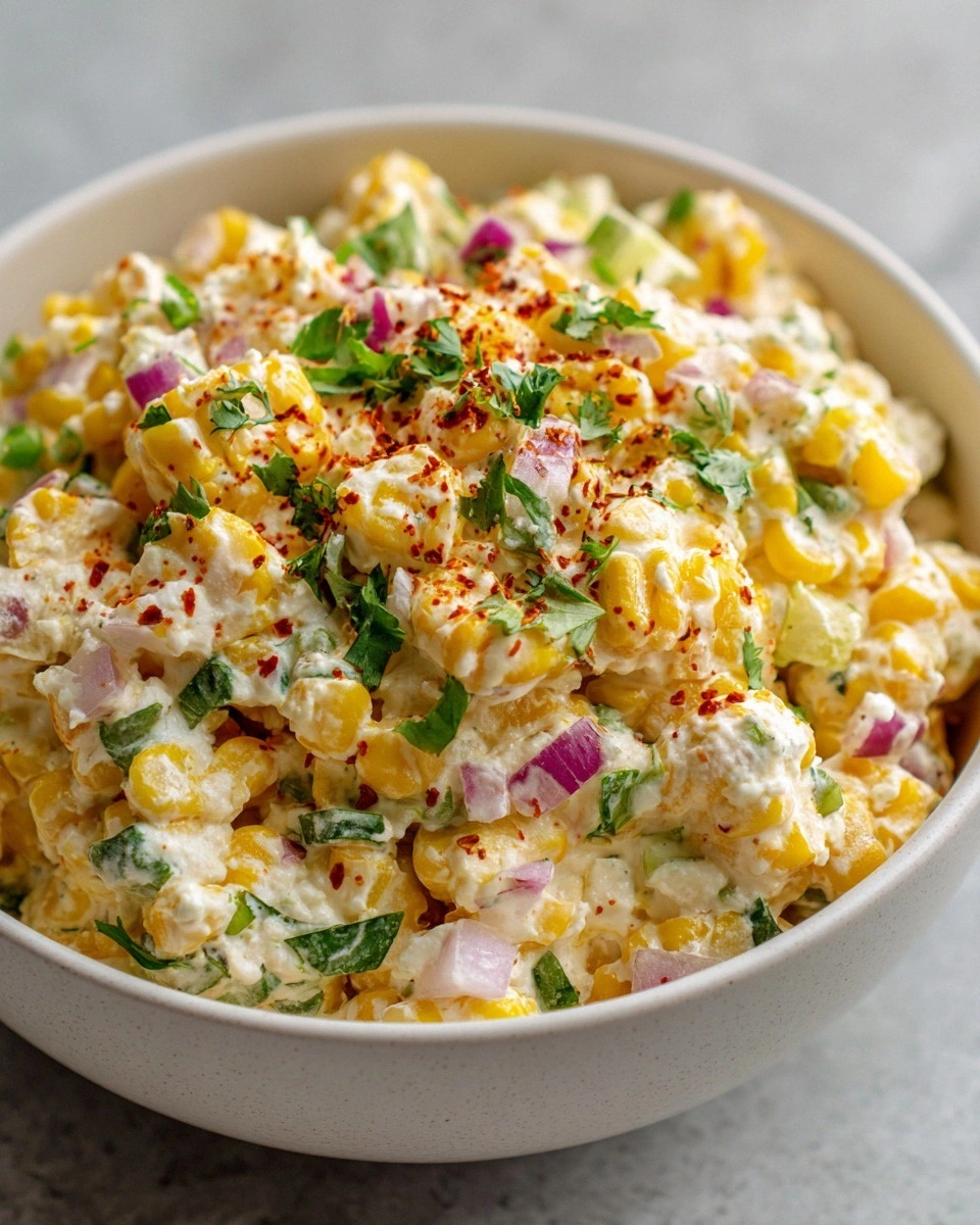 Cottage Cheese Street Corn Salad (Fresh, High-Protein Summer Favorite)