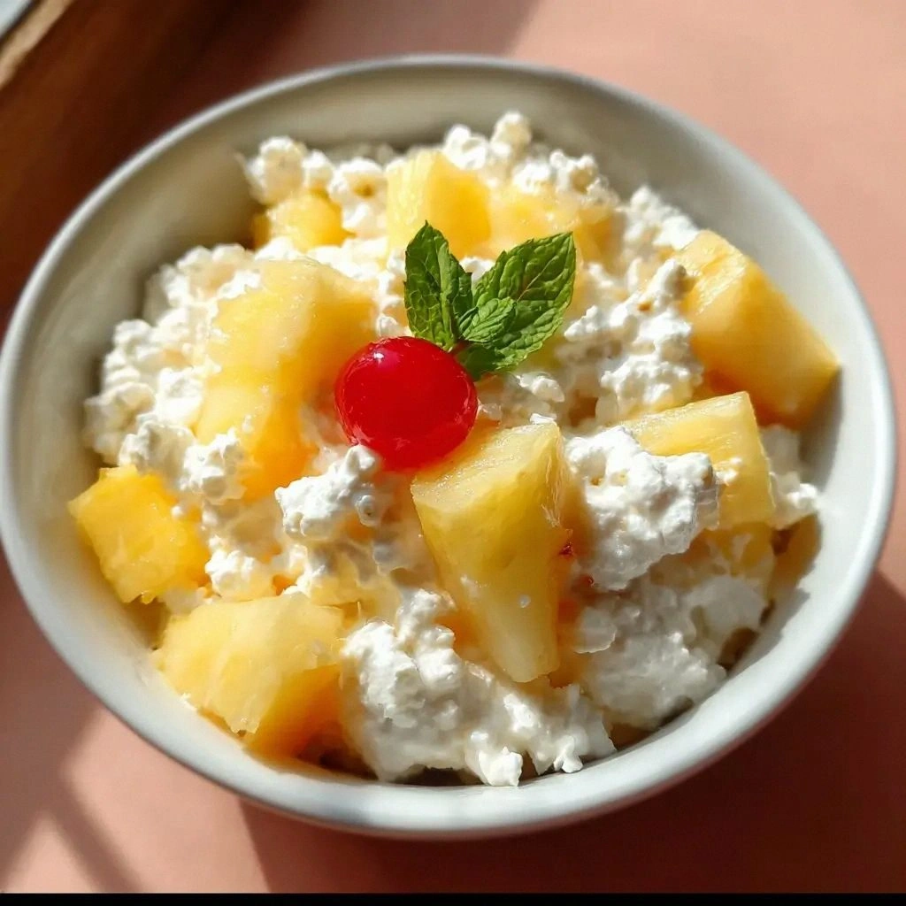 Cottage Cheese with Pineapple 