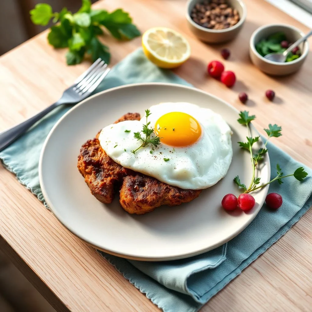 Country Fried Steak And Eggs