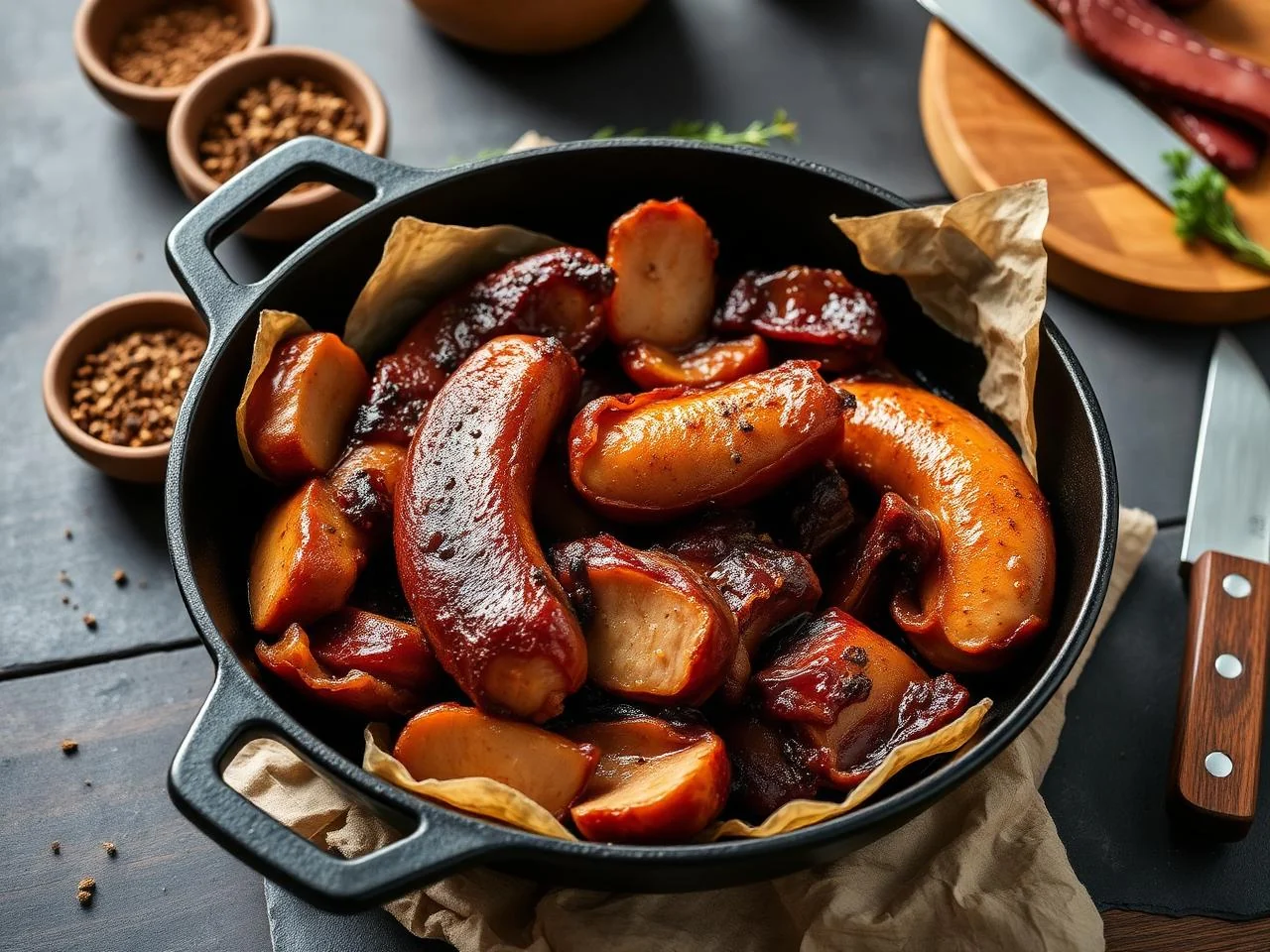 Country Skillet With Smoked Sausage
