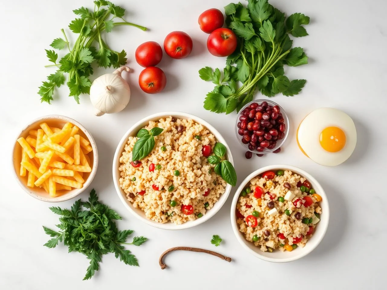 Ingredients for Couscous Salad