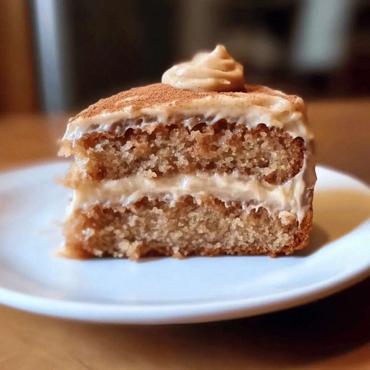Cozy Applesauce Cake with Cinnamon Cream Cheese Frosting