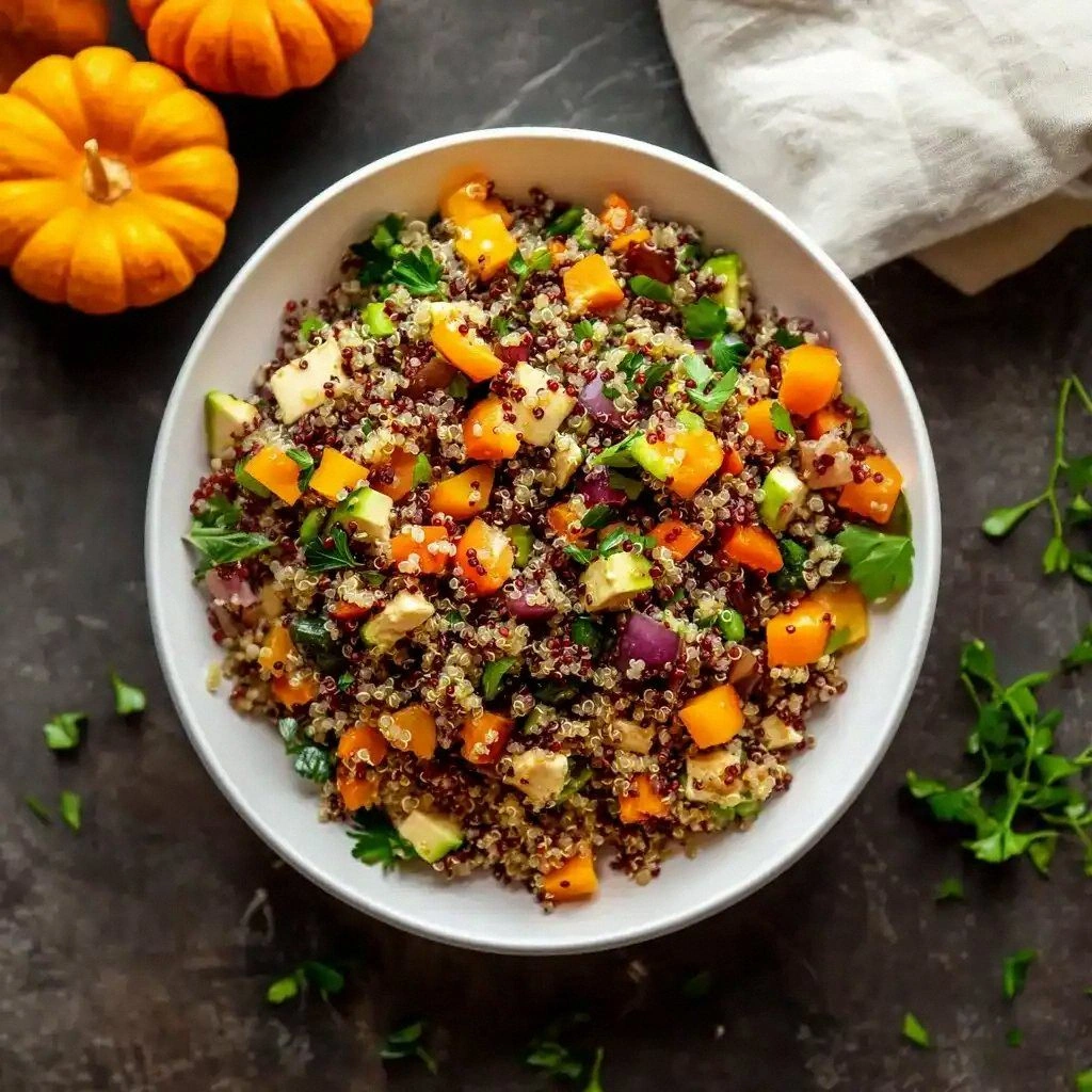 Cozy Fall Harvest Quinoa Salad