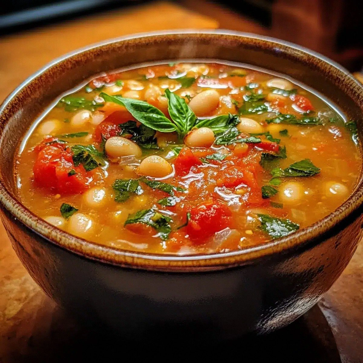 Cozy Tomato Basil White Bean S