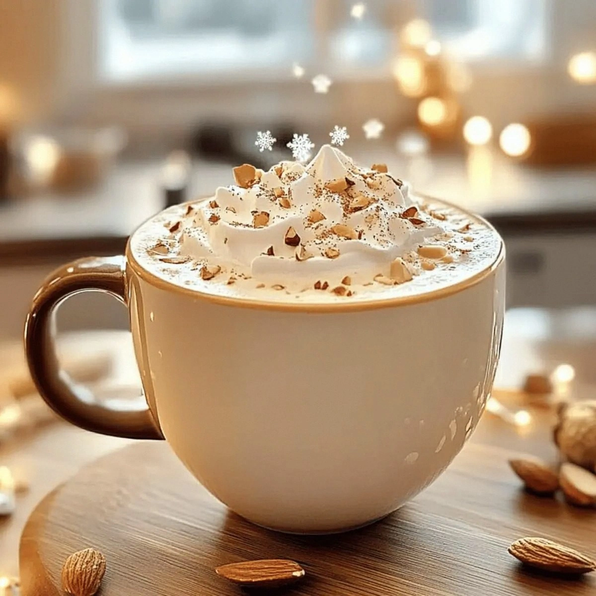 Cozy Up with a Vanilla Almond Snowflake Latte Recipe