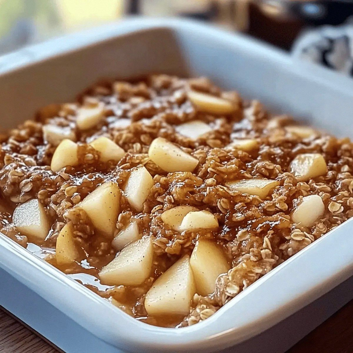 Cozy Up with Apple and Cinnamon Baked Oatmeal Delight