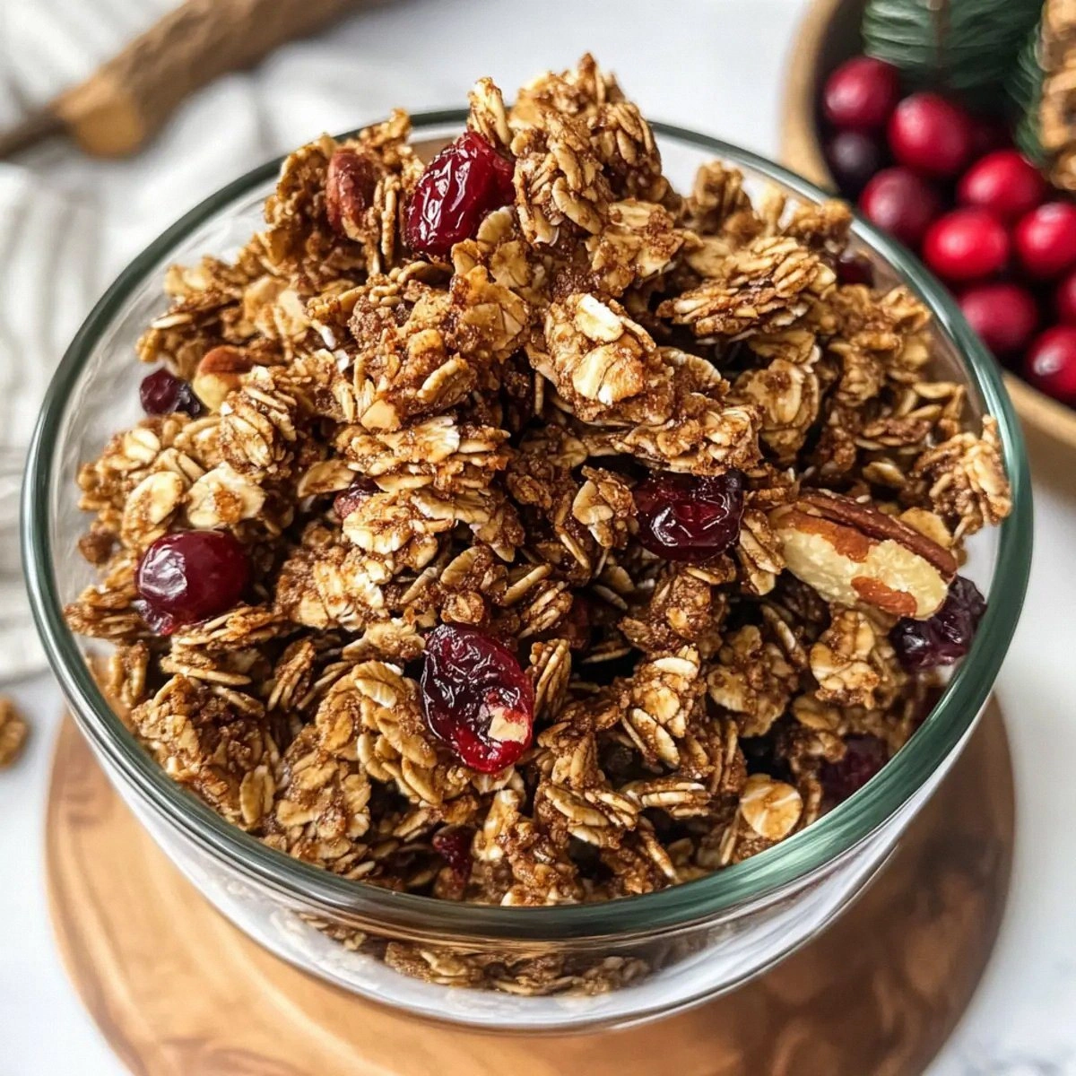 Cozy Up with Holiday Gingerbread Granola Delight