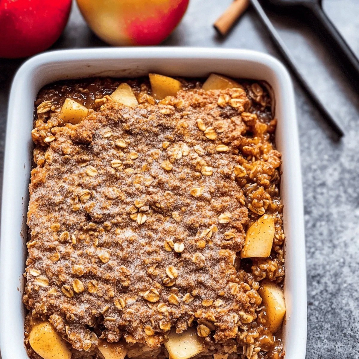 Cozy Up with Pumpkin Apple Baked Oatmeal Delight