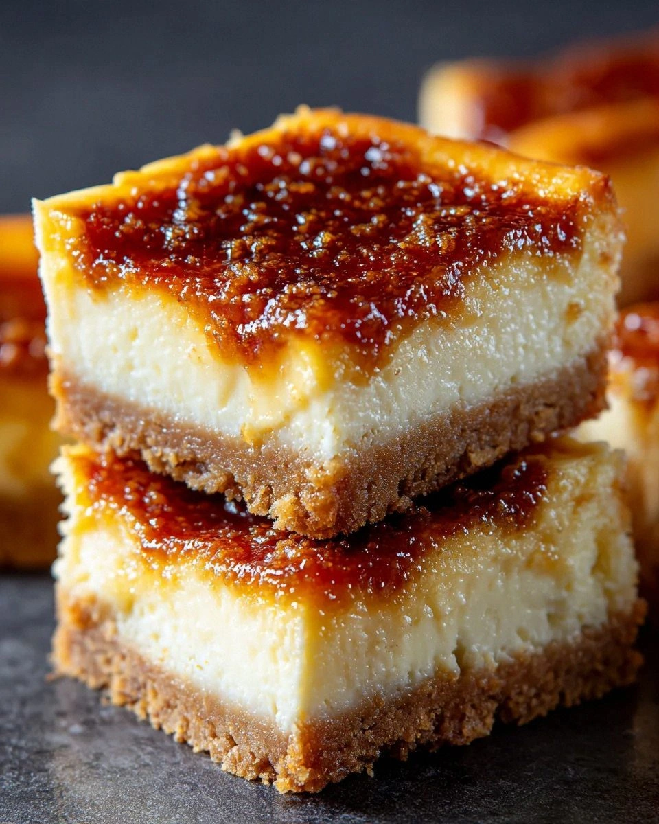 Crème Brûlée Cheesecake Bars: Indulge in this Delight!