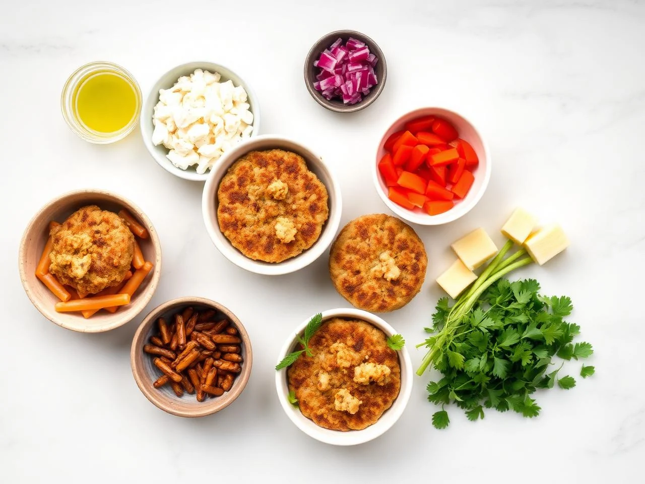 Ingredients for Crab Cakes
