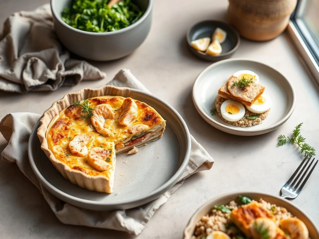 Crab Quiche