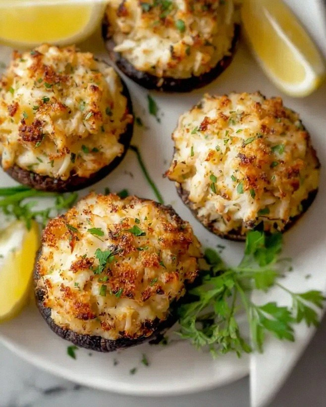 Crab Stuffed Portobello Mushrooms: A Delicious Twist!