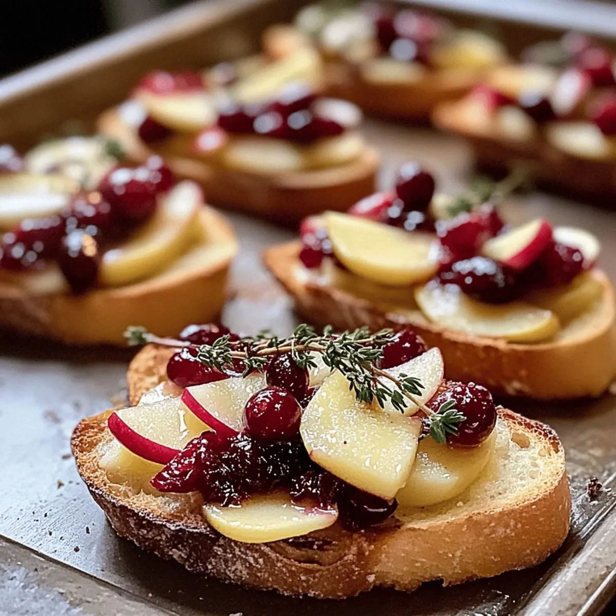 Cranberry Apple Brie Crostini: Your Must-Try Holiday Treat