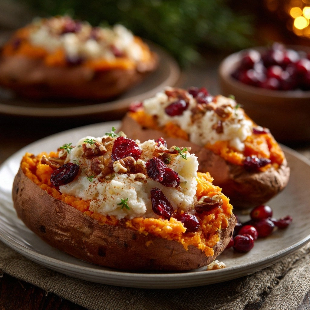 Cranberry Apple Twice-Baked Sw