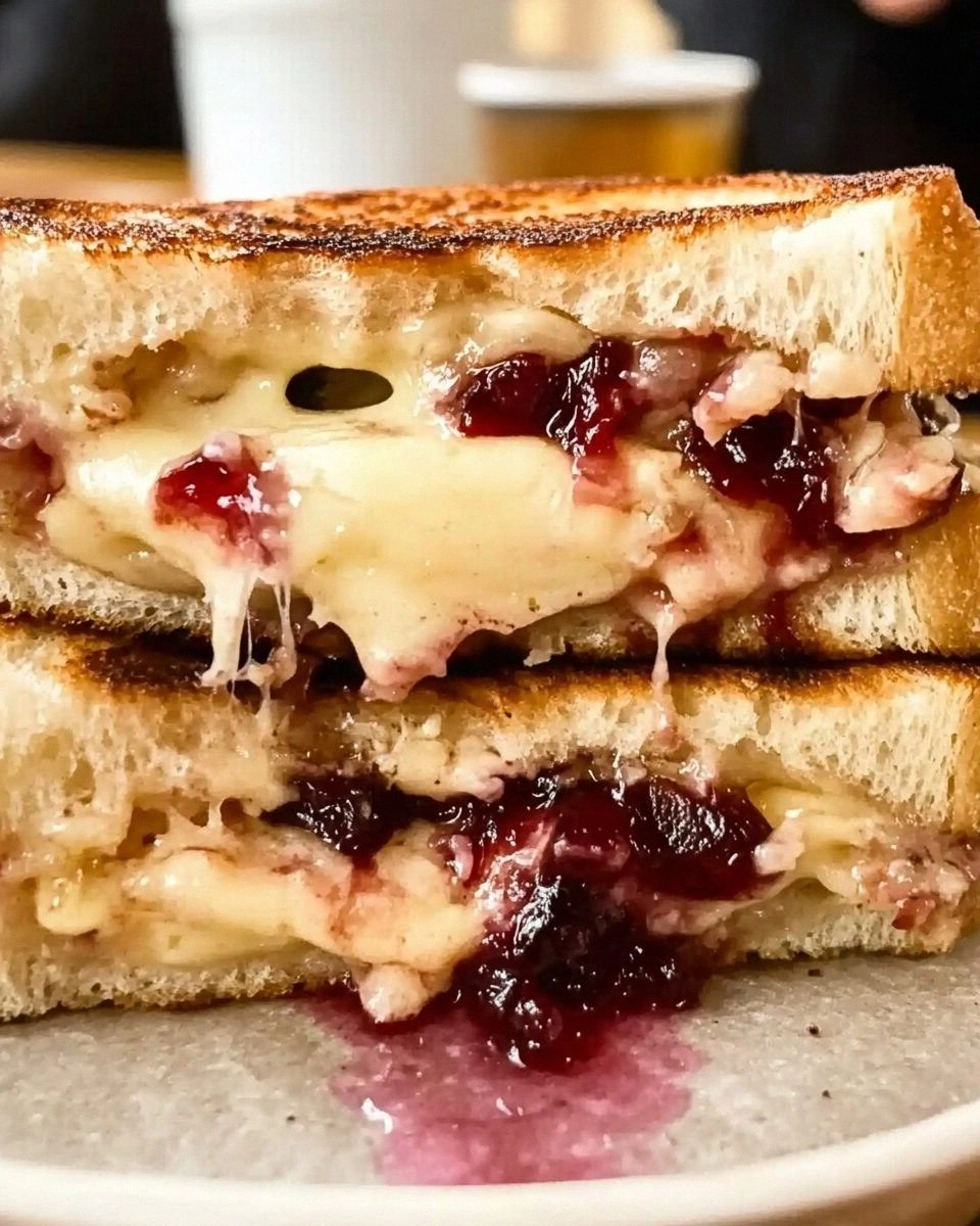 Cranberry Brie Grilled Cheese