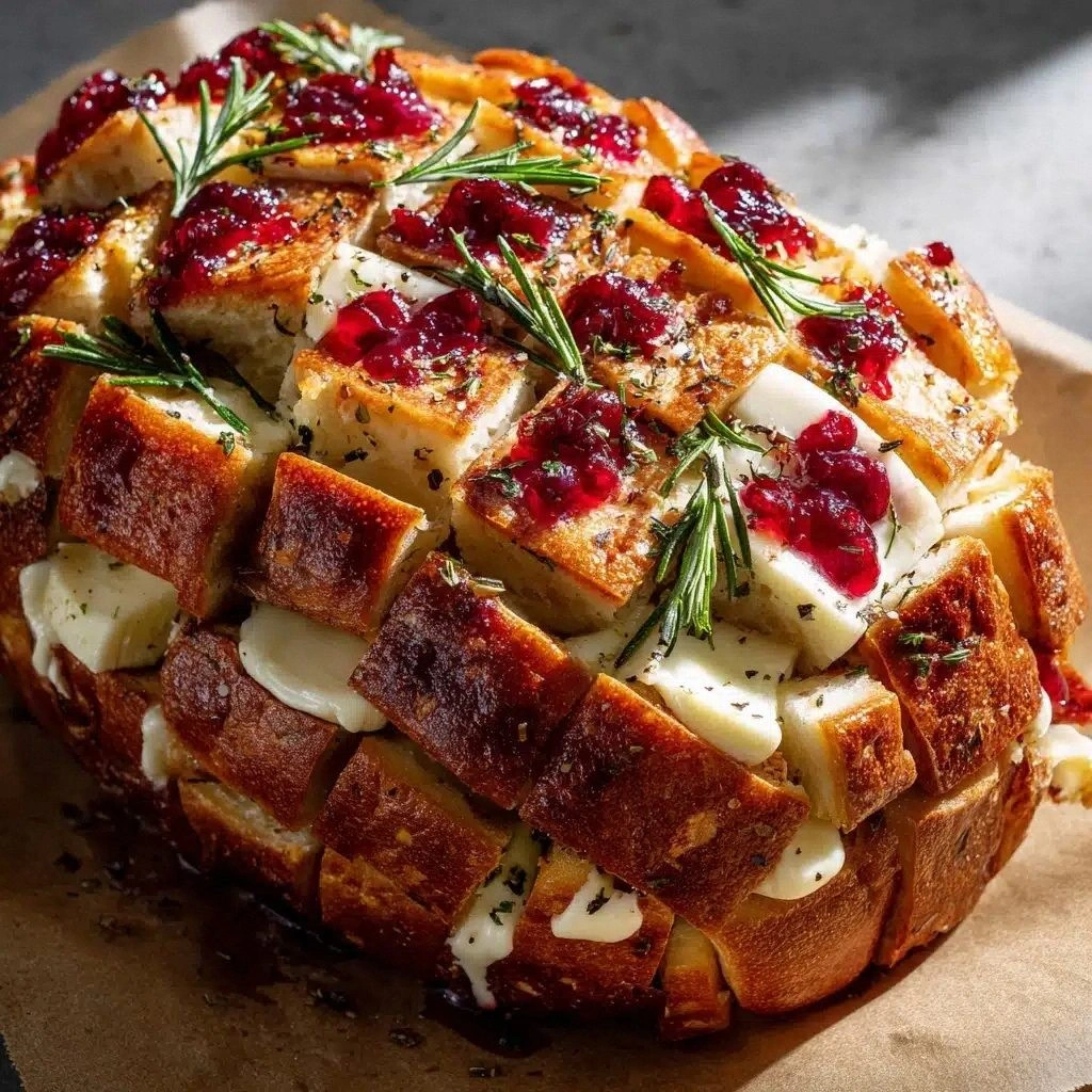 Cranberry Brie Sourdough Pull-