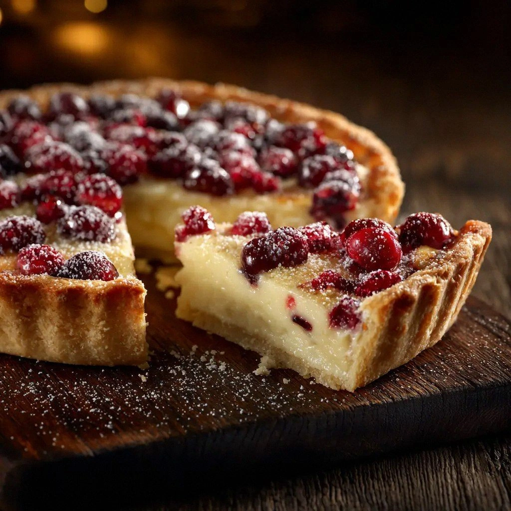 Cranberry Custard Pie (The Per