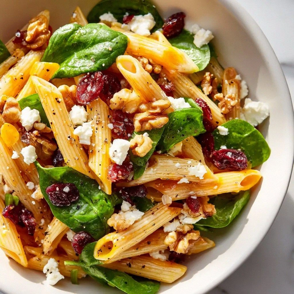 Cranberry Feta Pasta Salad: A 