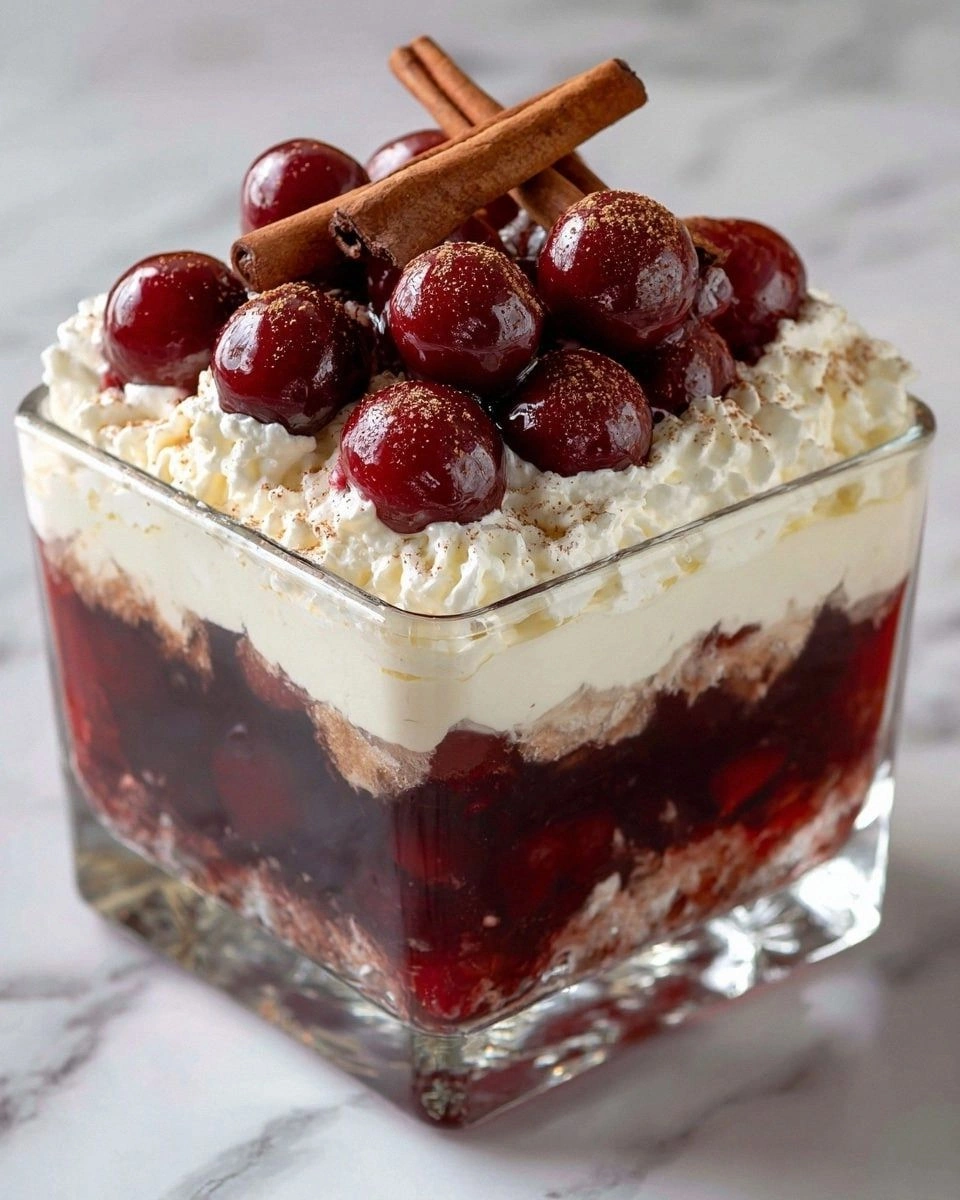 Cranberry Jello Salad with Cre