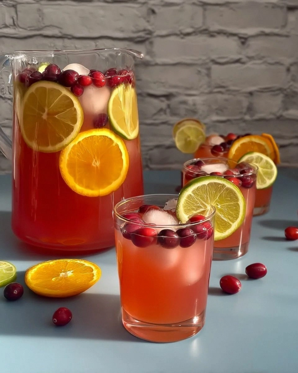 Cranberry Orange Sparkling Punch