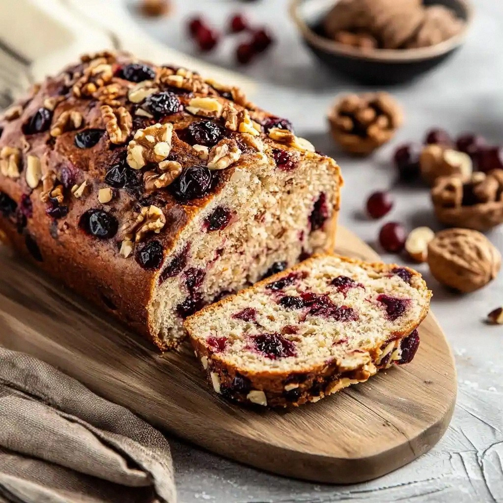 Cranberry Walnut Bread Recipe