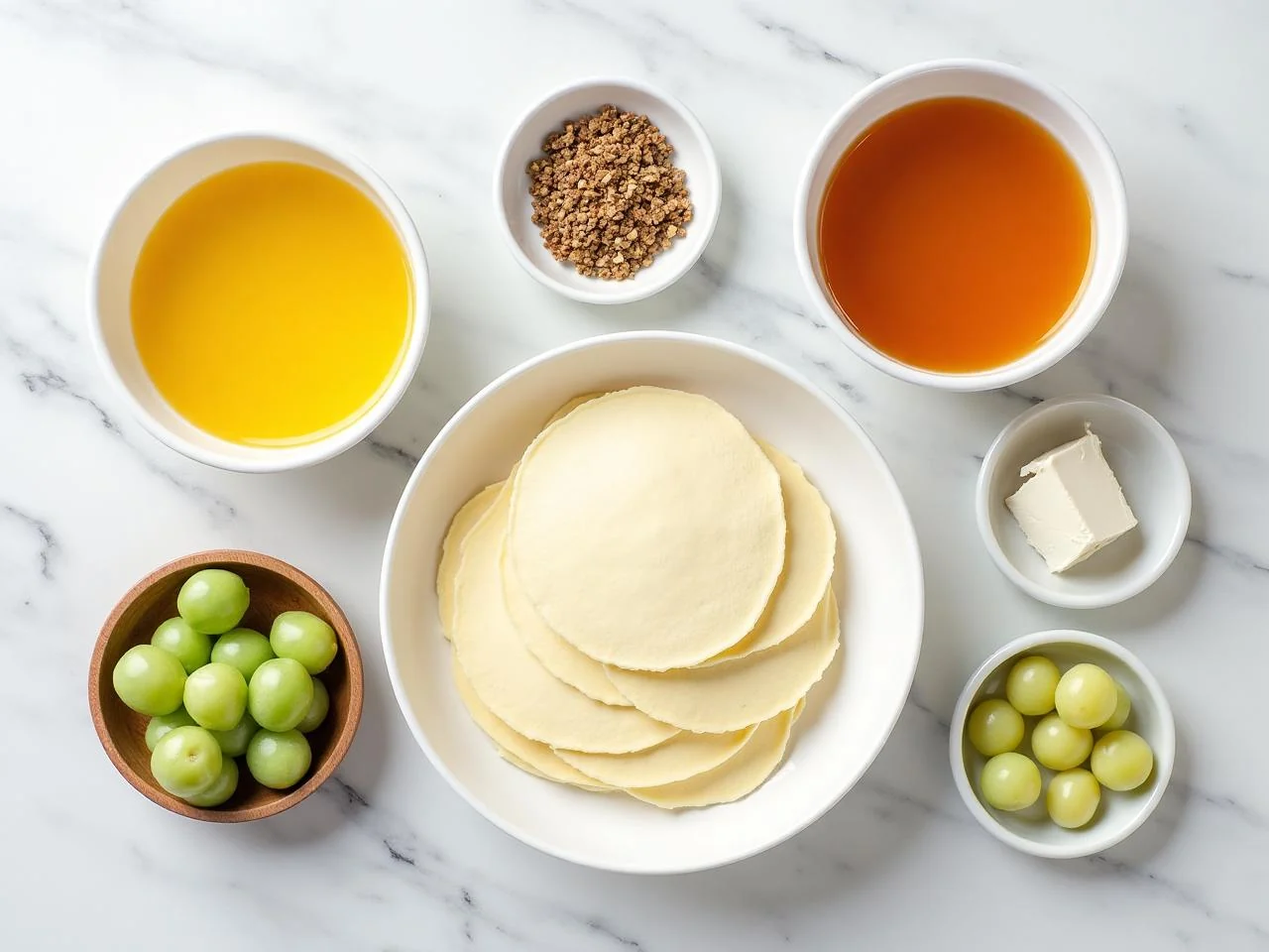 Ingredients for Cream Cheese Keto Pancakes