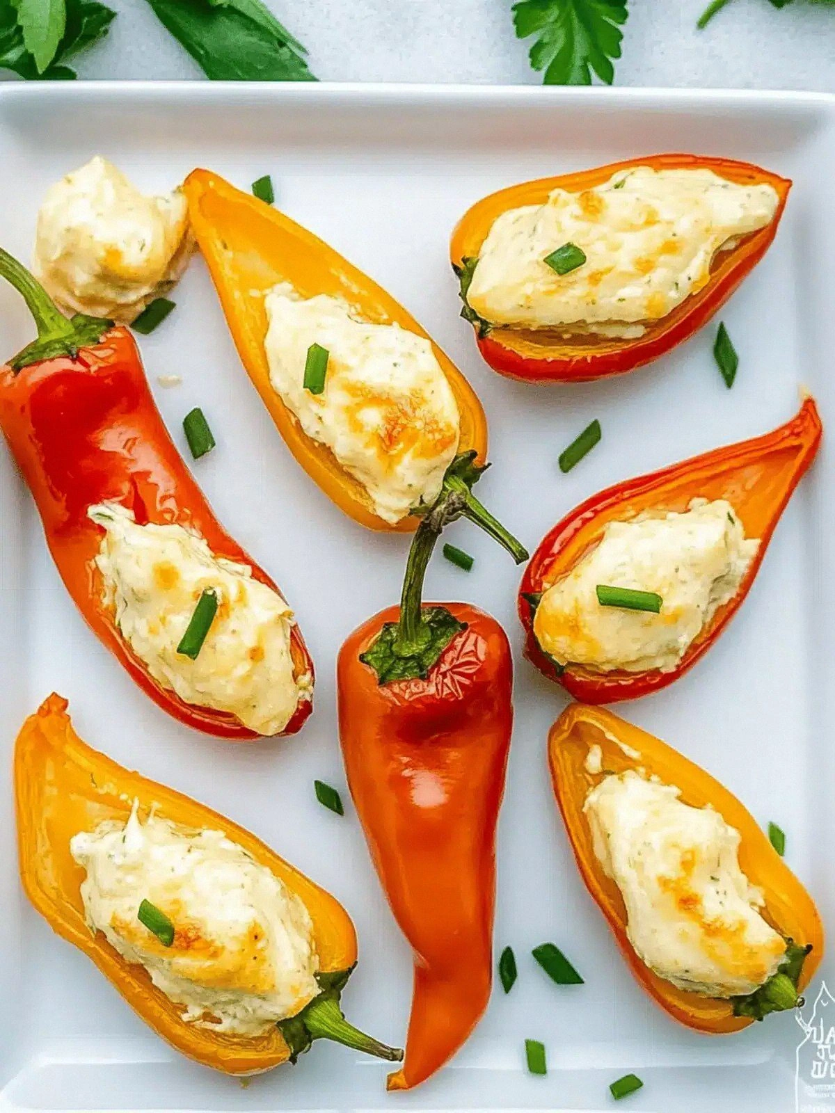 Cream Cheese Stuffed Mini Pepp