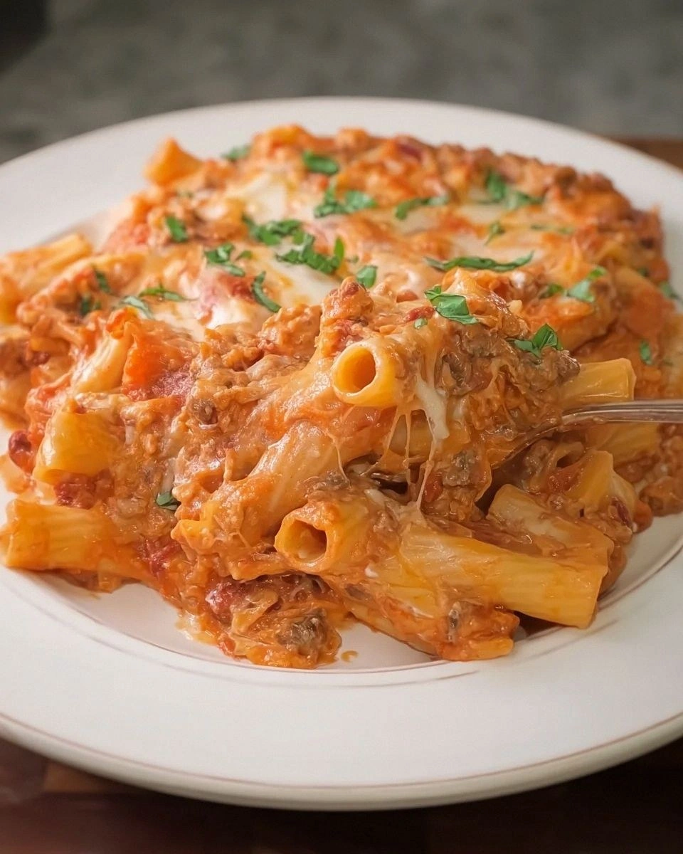 Creamy Baked Ziti Recipe