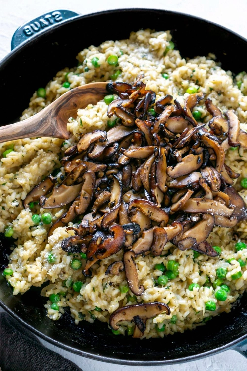 Creamy Balsamic Mushroom Risot